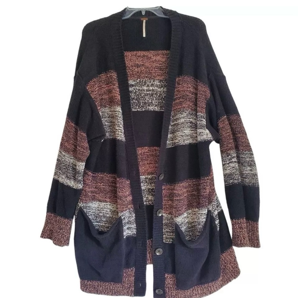 Free People Southport Beach Oversized Cardigan Sweater Womens Small